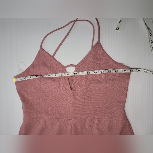 NWT Gianni Bini Mauve Wide Leg Jumpsui, Size Large - Picture 6 of 10